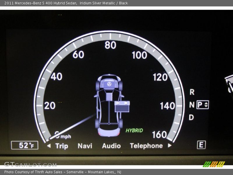 Iridium Silver Metallic / Black 2011 Mercedes-Benz S 400 Hybrid Sedan