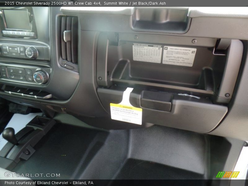 Summit White / Jet Black/Dark Ash 2015 Chevrolet Silverado 2500HD WT Crew Cab 4x4