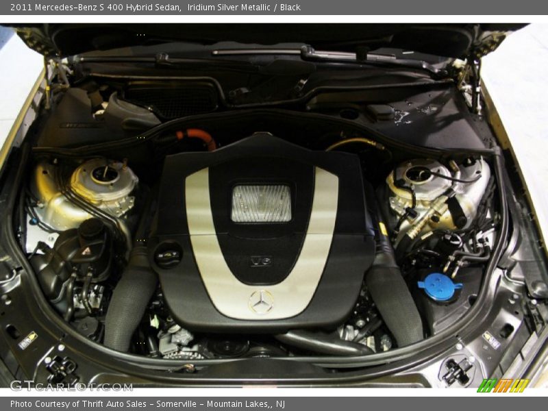 Iridium Silver Metallic / Black 2011 Mercedes-Benz S 400 Hybrid Sedan