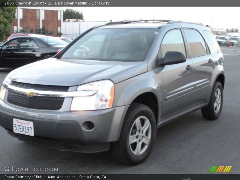 Dark Silver Metallic / Light Gray 2006 Chevrolet Equinox LS