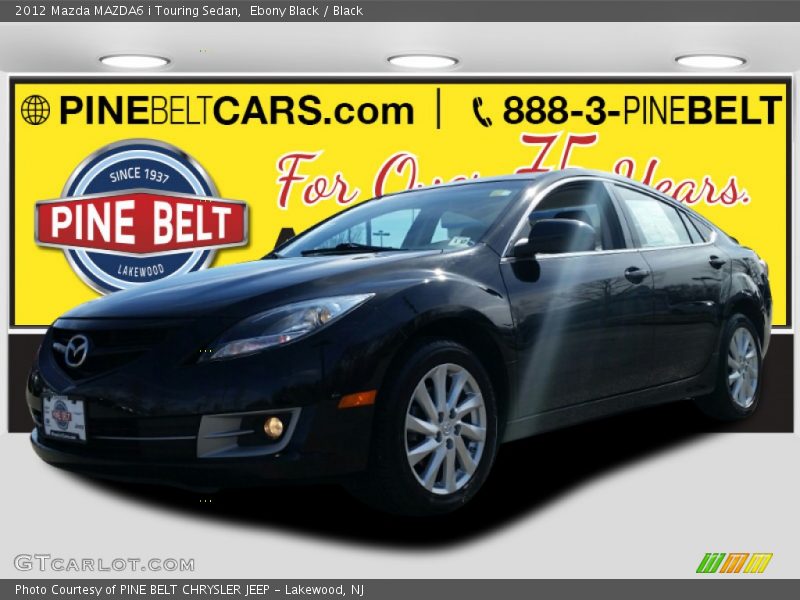 Ebony Black / Black 2012 Mazda MAZDA6 i Touring Sedan