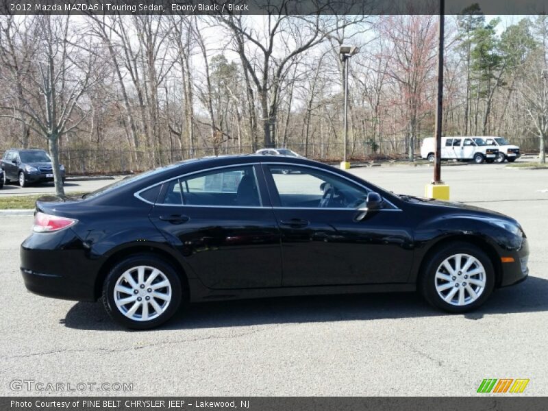 Ebony Black / Black 2012 Mazda MAZDA6 i Touring Sedan