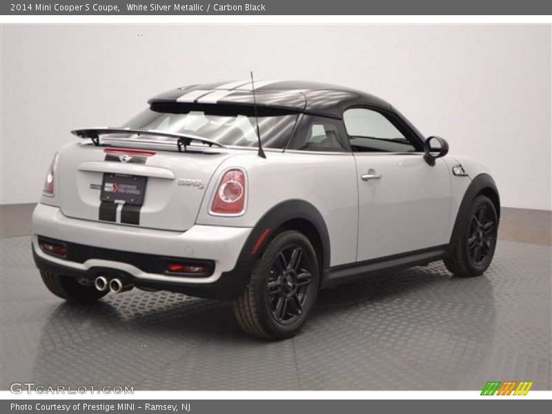 White Silver Metallic / Carbon Black 2014 Mini Cooper S Coupe