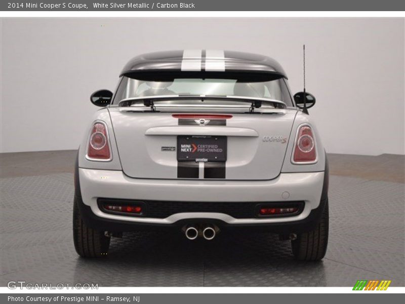 White Silver Metallic / Carbon Black 2014 Mini Cooper S Coupe