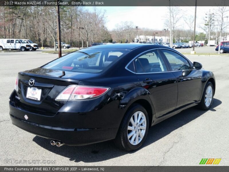 Ebony Black / Black 2012 Mazda MAZDA6 i Touring Sedan