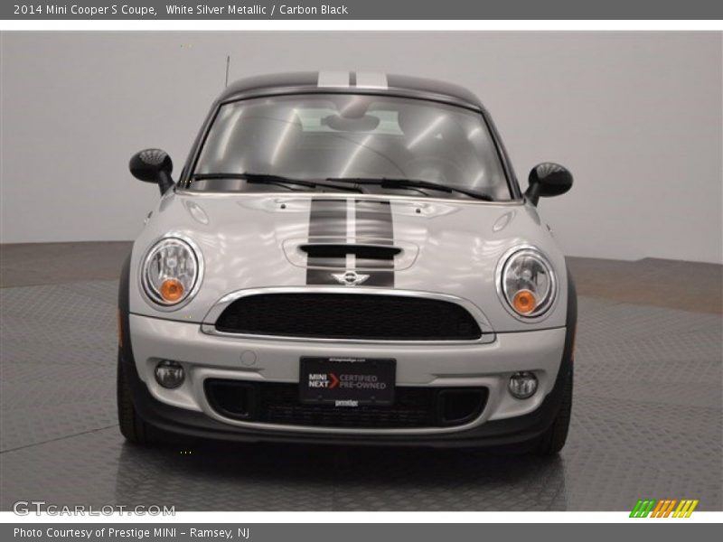 White Silver Metallic / Carbon Black 2014 Mini Cooper S Coupe