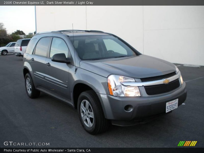 Dark Silver Metallic / Light Gray 2006 Chevrolet Equinox LS