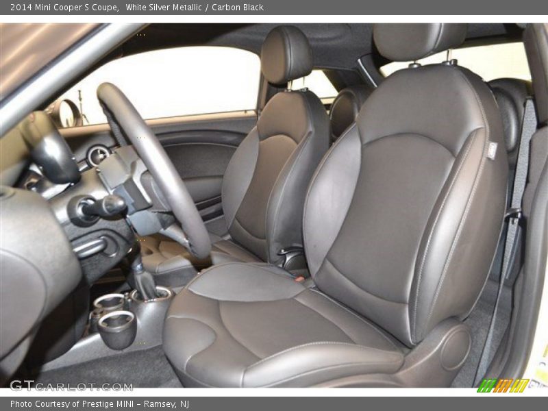 White Silver Metallic / Carbon Black 2014 Mini Cooper S Coupe