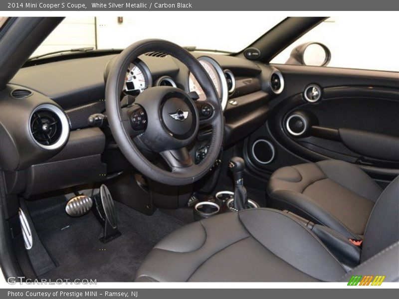 Carbon Black Interior - 2014 Cooper S Coupe 