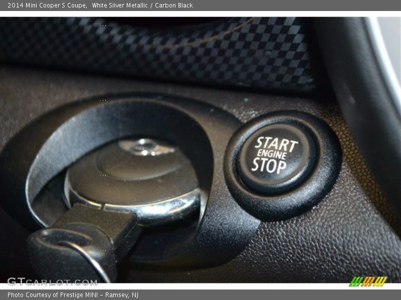 White Silver Metallic / Carbon Black 2014 Mini Cooper S Coupe
