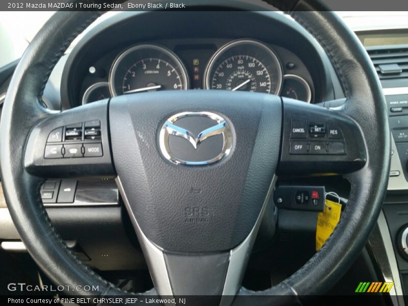 Ebony Black / Black 2012 Mazda MAZDA6 i Touring Sedan