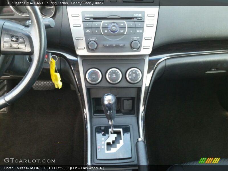 Ebony Black / Black 2012 Mazda MAZDA6 i Touring Sedan