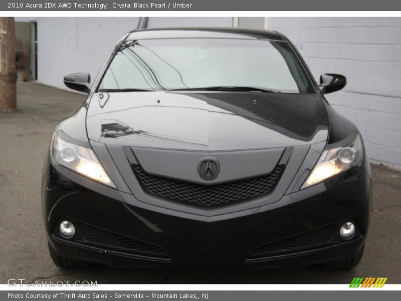 Crystal Black Pearl / Umber 2010 Acura ZDX AWD Technology