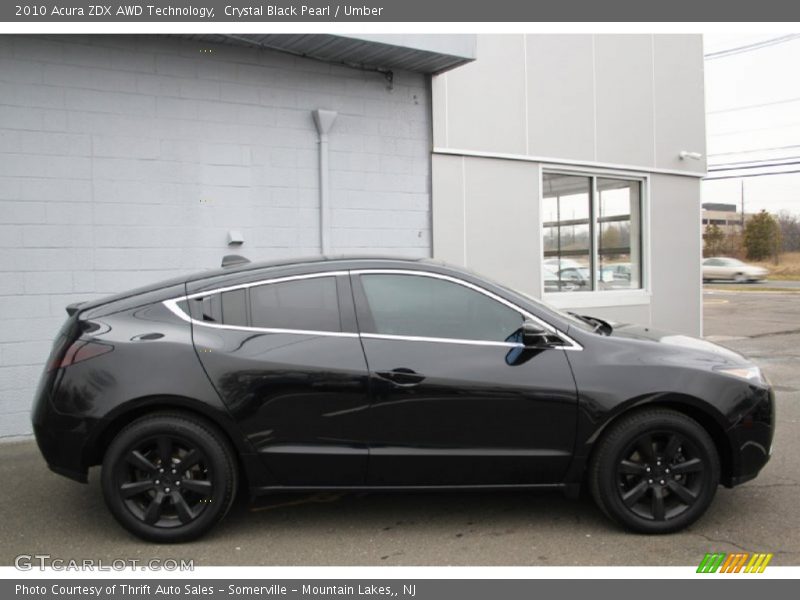 Crystal Black Pearl / Umber 2010 Acura ZDX AWD Technology