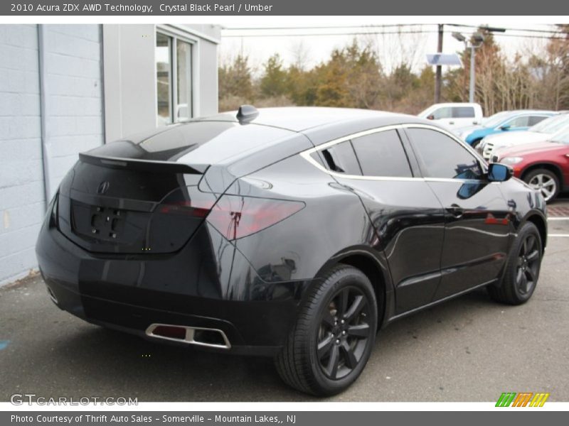 Crystal Black Pearl / Umber 2010 Acura ZDX AWD Technology