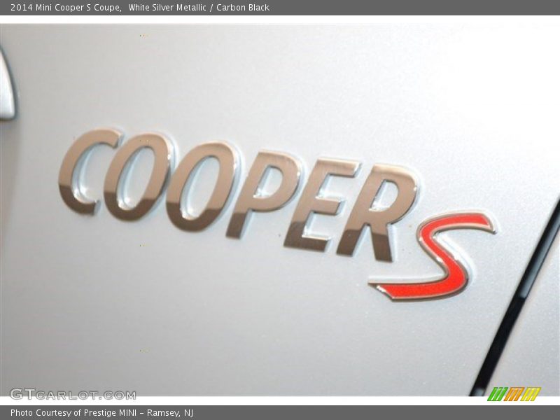 White Silver Metallic / Carbon Black 2014 Mini Cooper S Coupe
