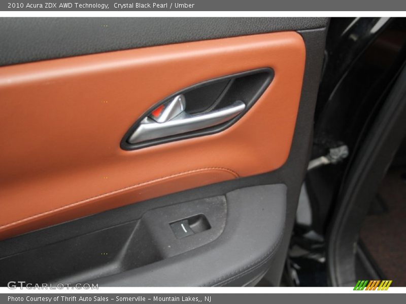 Crystal Black Pearl / Umber 2010 Acura ZDX AWD Technology