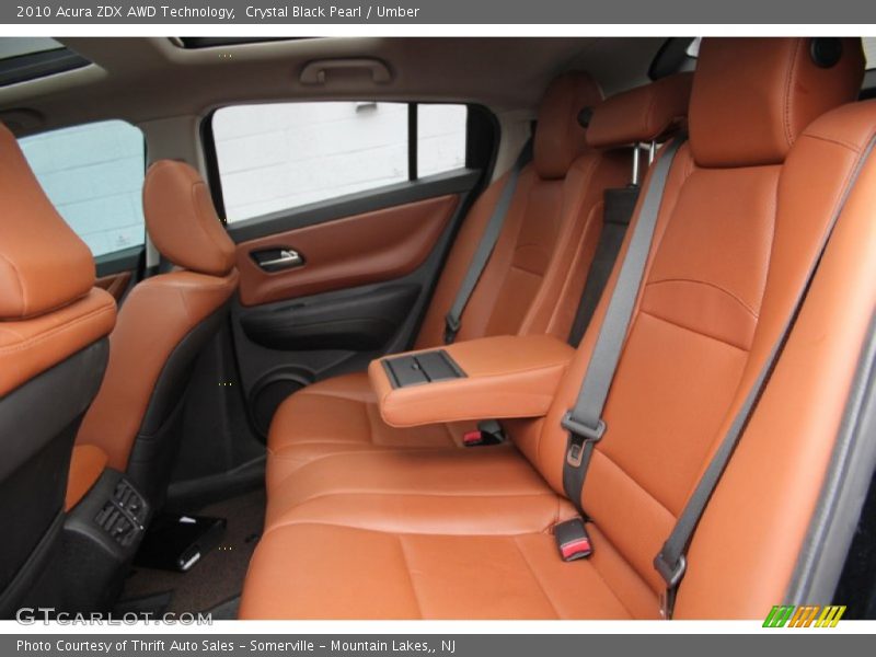 Crystal Black Pearl / Umber 2010 Acura ZDX AWD Technology