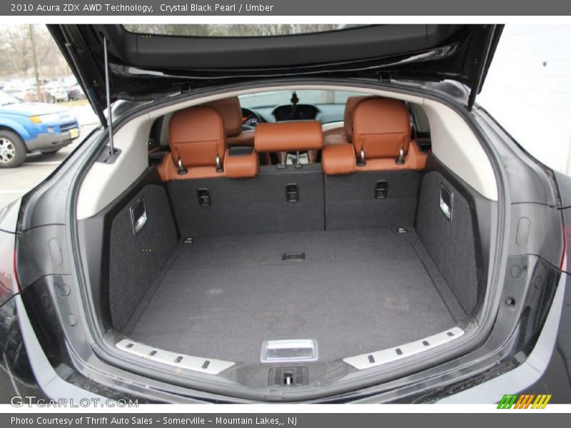 Crystal Black Pearl / Umber 2010 Acura ZDX AWD Technology