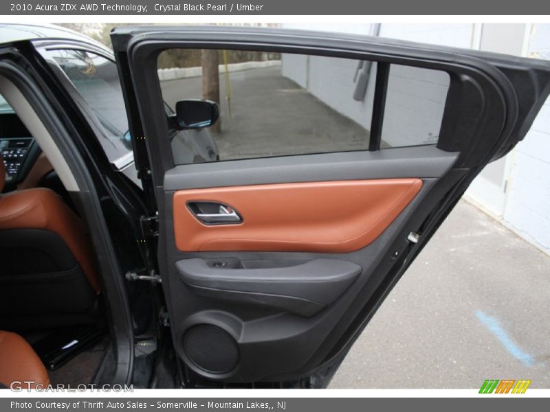 Crystal Black Pearl / Umber 2010 Acura ZDX AWD Technology