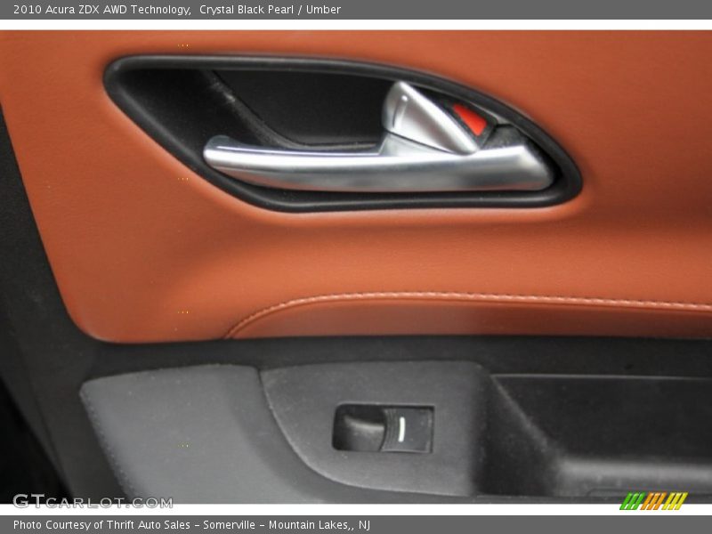 Crystal Black Pearl / Umber 2010 Acura ZDX AWD Technology