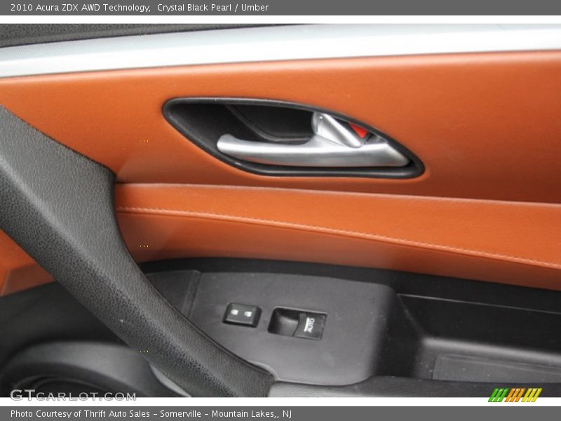 Crystal Black Pearl / Umber 2010 Acura ZDX AWD Technology