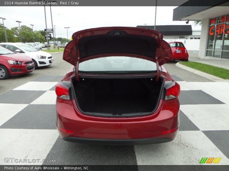 Red / Gray 2014 Hyundai Elantra SE Sedan