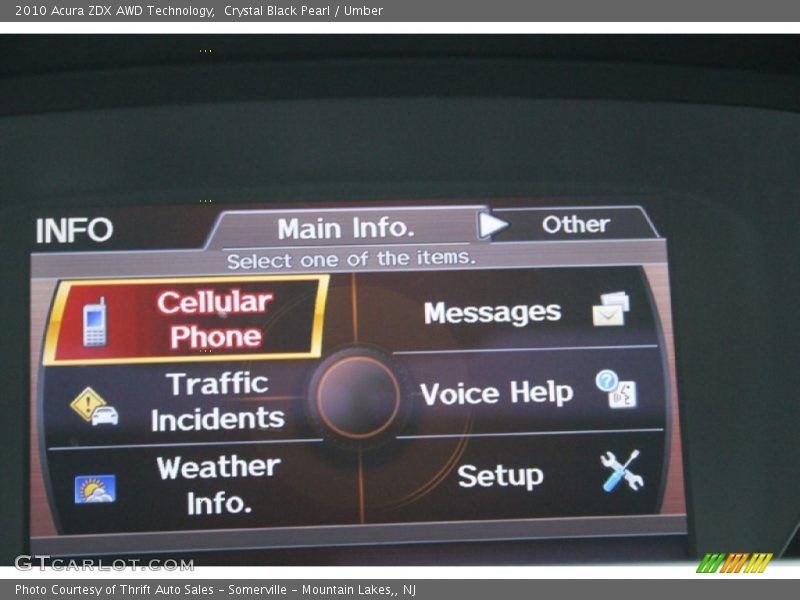 Crystal Black Pearl / Umber 2010 Acura ZDX AWD Technology