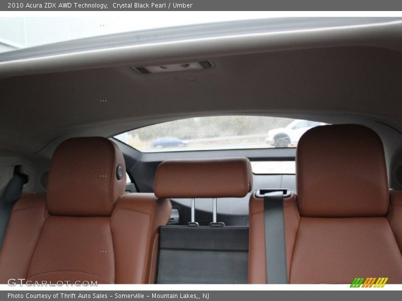 Crystal Black Pearl / Umber 2010 Acura ZDX AWD Technology