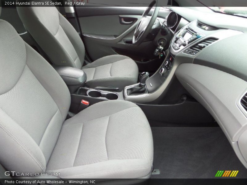 Red / Gray 2014 Hyundai Elantra SE Sedan