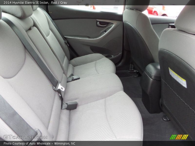 Red / Gray 2014 Hyundai Elantra SE Sedan