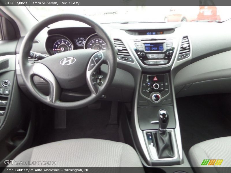 Red / Gray 2014 Hyundai Elantra SE Sedan