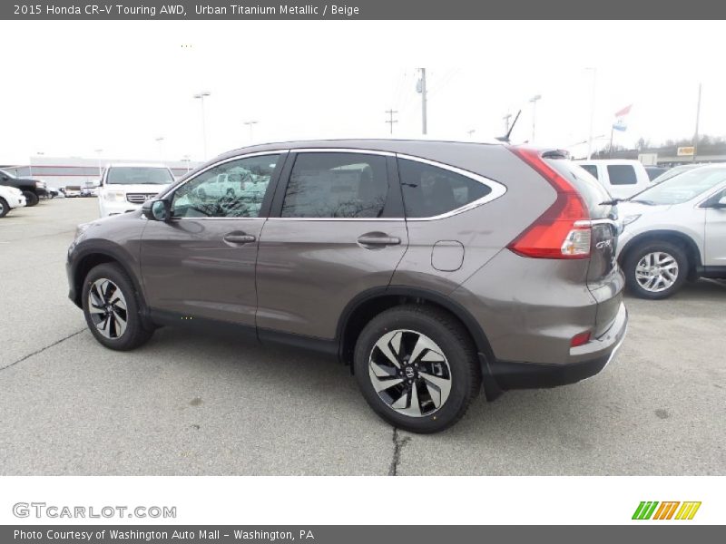 Urban Titanium Metallic / Beige 2015 Honda CR-V Touring AWD