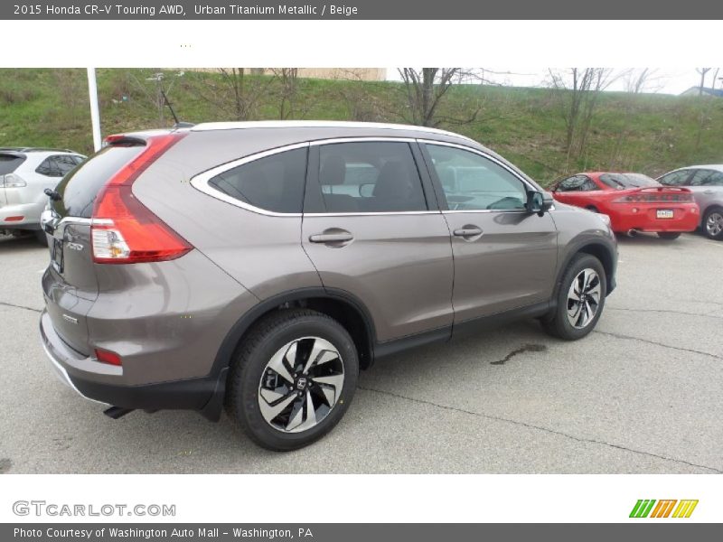 Urban Titanium Metallic / Beige 2015 Honda CR-V Touring AWD