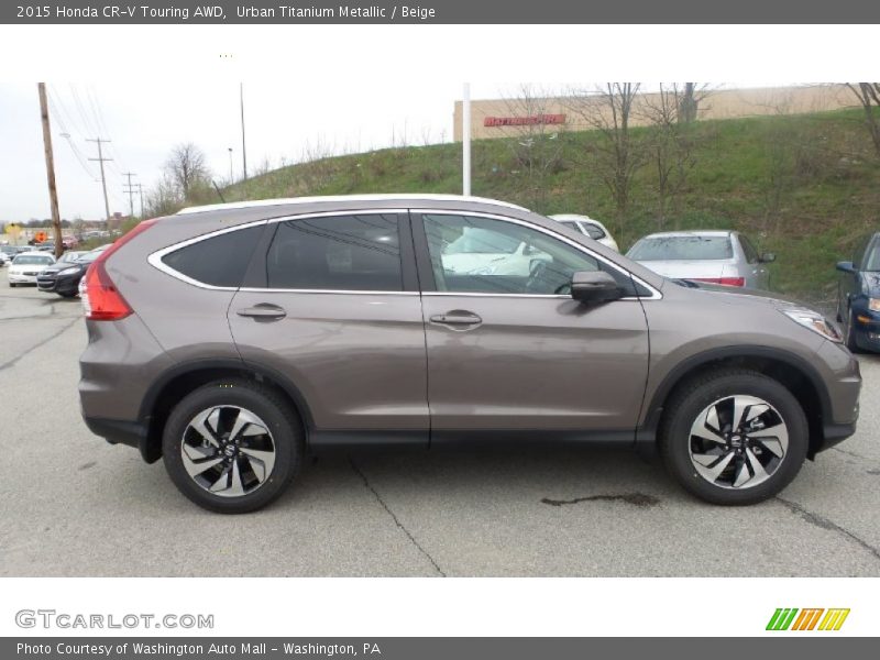 Urban Titanium Metallic / Beige 2015 Honda CR-V Touring AWD