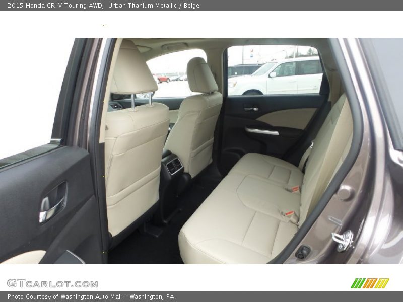 Urban Titanium Metallic / Beige 2015 Honda CR-V Touring AWD