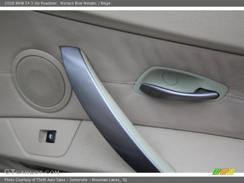 Monaco Blue Metallic / Beige 2008 BMW Z4 3.0si Roadster