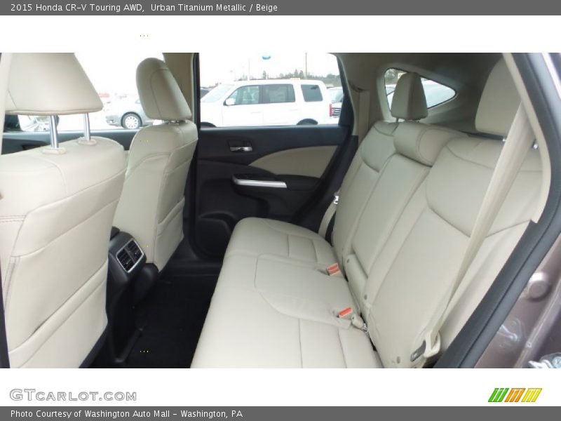 Urban Titanium Metallic / Beige 2015 Honda CR-V Touring AWD