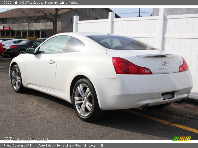 Moonlight White / Wheat 2009 Infiniti G 37 x Coupe