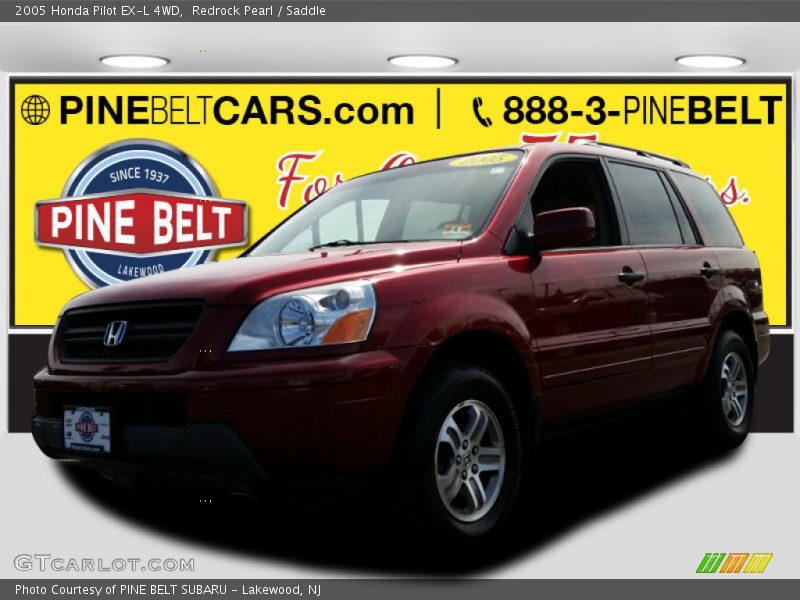 Redrock Pearl / Saddle 2005 Honda Pilot EX-L 4WD
