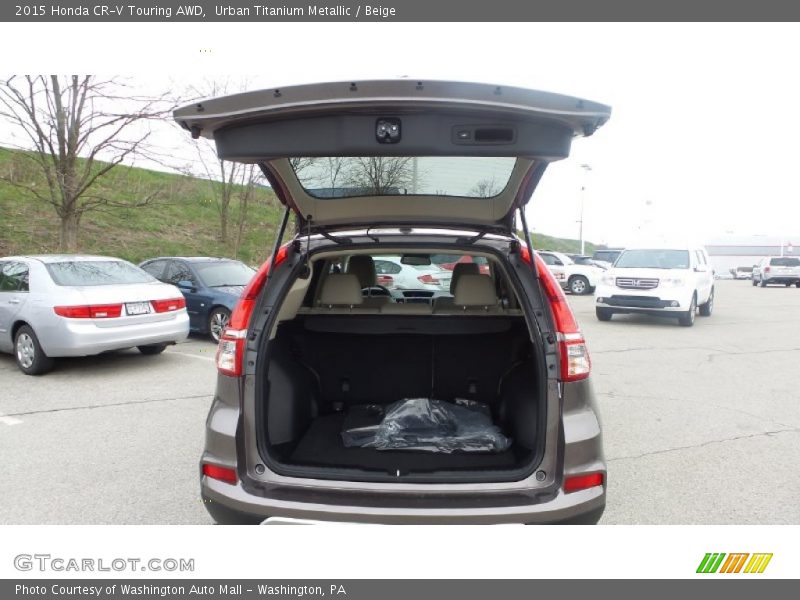 Urban Titanium Metallic / Beige 2015 Honda CR-V Touring AWD