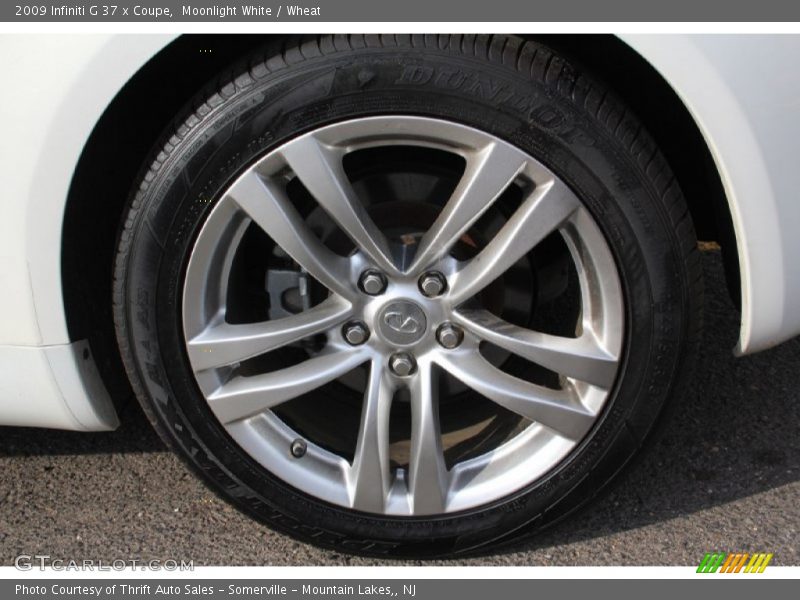 Moonlight White / Wheat 2009 Infiniti G 37 x Coupe