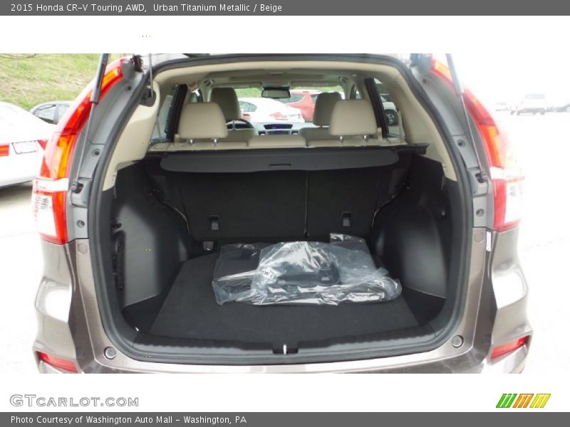 Urban Titanium Metallic / Beige 2015 Honda CR-V Touring AWD