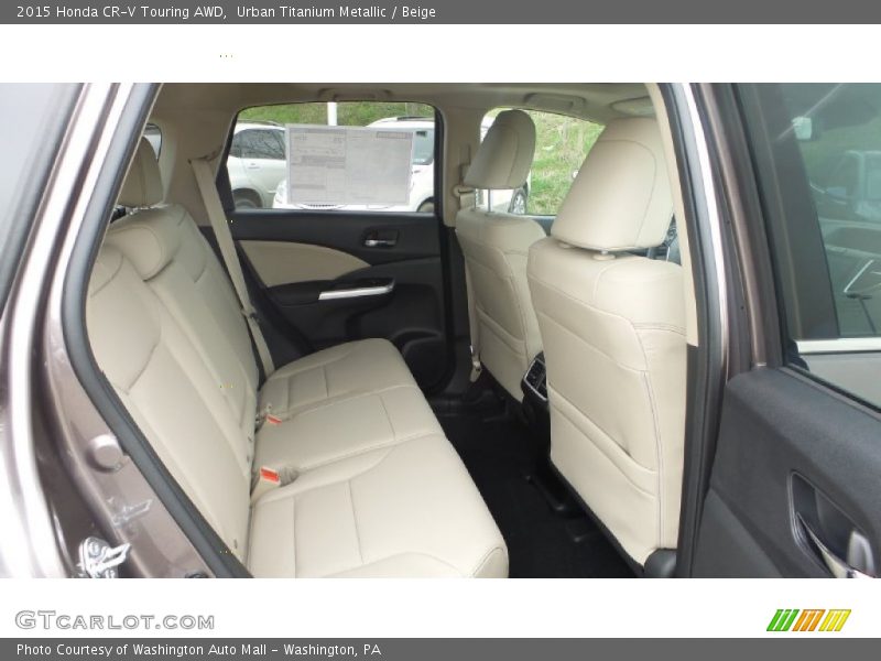 Urban Titanium Metallic / Beige 2015 Honda CR-V Touring AWD