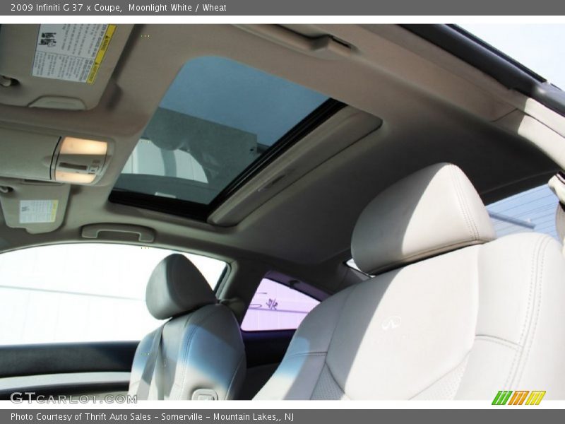 Moonlight White / Wheat 2009 Infiniti G 37 x Coupe