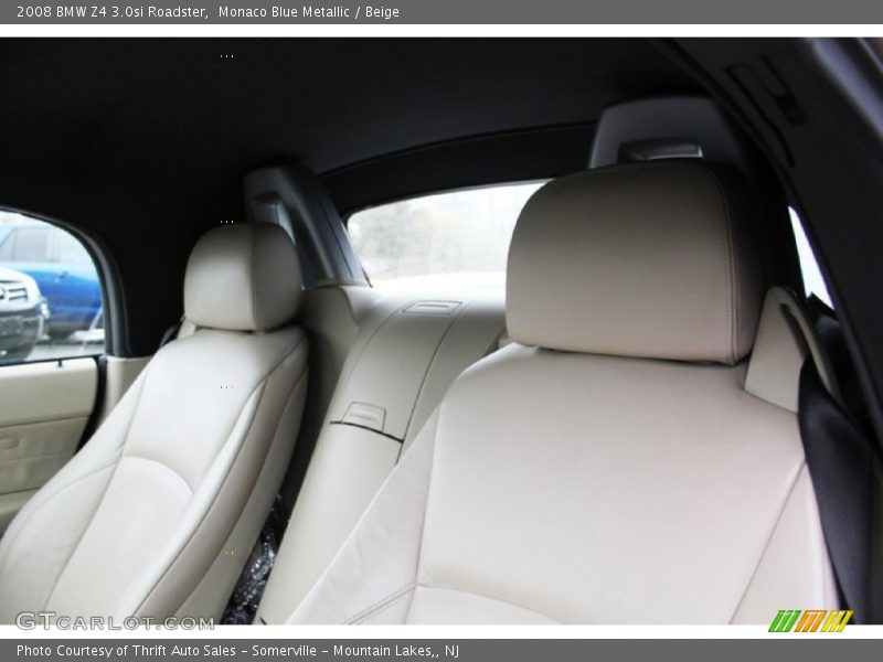 Monaco Blue Metallic / Beige 2008 BMW Z4 3.0si Roadster