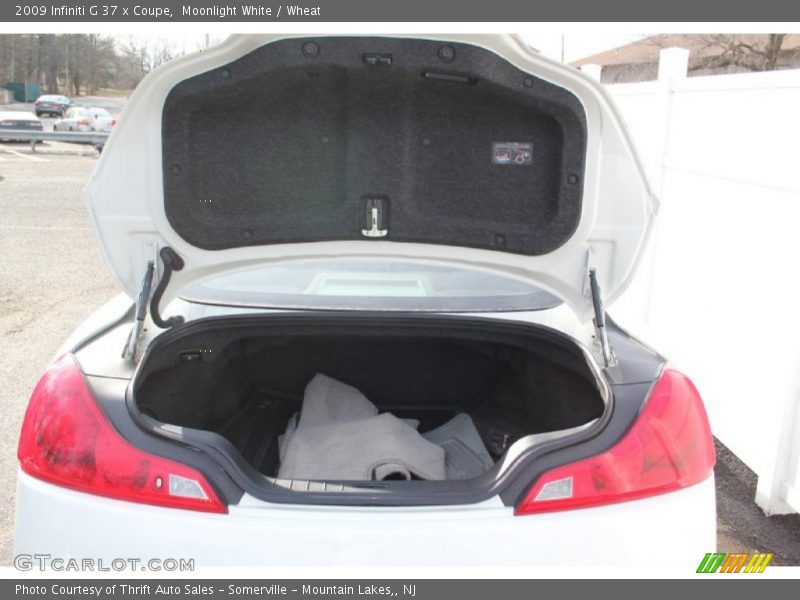 Moonlight White / Wheat 2009 Infiniti G 37 x Coupe