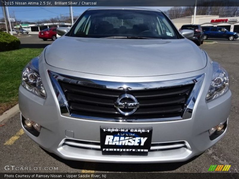 Brilliant Silver / Charcoal 2015 Nissan Altima 2.5 SV