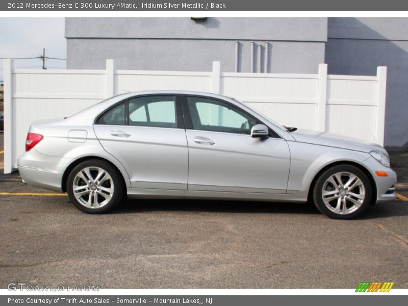 Iridium Silver Metallic / Black 2012 Mercedes-Benz C 300 Luxury 4Matic