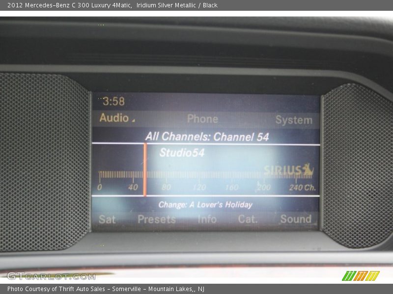 Iridium Silver Metallic / Black 2012 Mercedes-Benz C 300 Luxury 4Matic